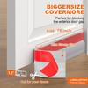 100 cm dörrdragstopp ljuddämpande transparent dragskydd självhäftande insektsförhindrande väderlist studentrum