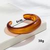 Bracciali Boho in Acrilico Geometrici a Bracciale Aperto per Donna, Braccialetti da Mano Chunky Colorati Misti Retro, Gioielli Impilabili, Regali di Compleanno