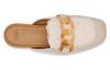 Women's Slippers UGG Rubber Sole Closed Toe Slippers Women's Almond White