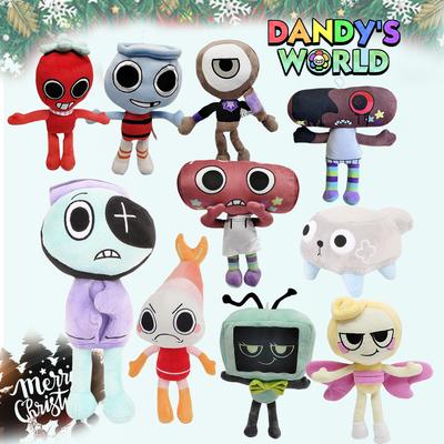 Dandy's World Plush Toys Dandy World Scrap Stuffed Plushie Horror Game Goob Pebble Fuzzy Dolls Birthday Gifts