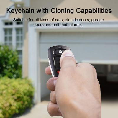 Universal Garage Door Remote Control Key Fob 433 Mhz Easy-to-use with Indicator Light Garage Door Remote Control Replacement