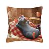 Pillow Cover Ratatouilles Graphic Cushion Cover  Cute Funny Pillow Case For Sofa Car Home Decor Pillowcases