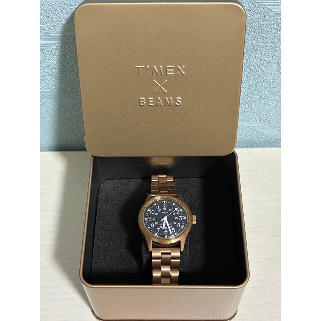 Б/у TIMEX Специальный заказ BEAMS CAMPER Медно-золотой