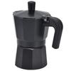 Aluminum Moka Stove Coffee Maker Pot High Temperature Resistance Aluminum Coffee Pot Black150ML