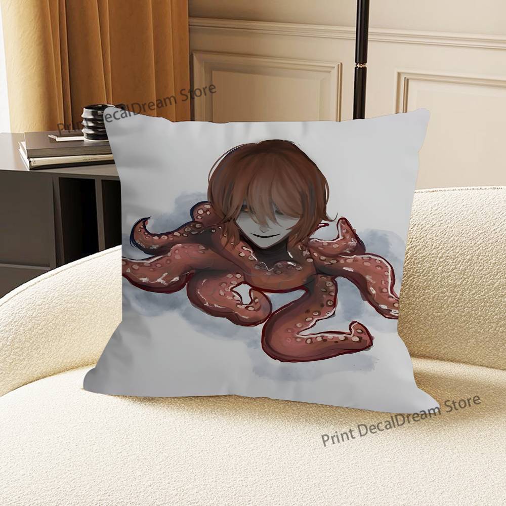 H-HomicipherS Mr Cushion For Bedroom Car Coffee Shop Room and Living Room Sofa Decorative Pillow Cover Case