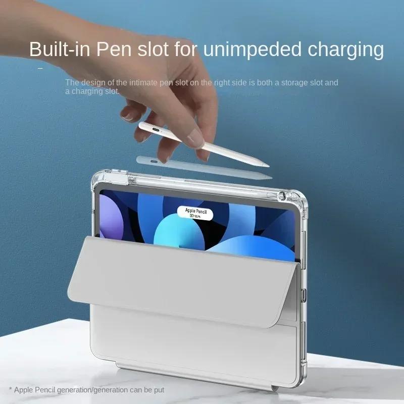 With Pencil Holder Case For Ipad A16 11th Pro 11 12.9 13 Cover Ipad 10.2 9.7 10.9 10.5 Air 3 4 5 10th 9th 8th 7th Capa