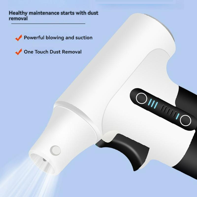 130000RPM Outdoor Small Handheld Fan Multi-functional Suction And Blowing Fan Rechargeable Camping Powerful Turbo Fan