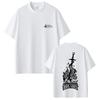 Jogo de Verão 2026 Dark Souls Estampa Frente e Verso Moda Masculina Feminina Gótico Rock Camisetas Masculinas 100% Algodão Puro Camiseta Estampada