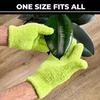 3 Pair Car Wash Microfiber Cleaning Gloves Dusting Coral Velvet Gloves Pure Color Five Finger Chore Absorbent Glove Half Velvet