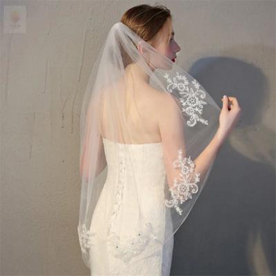 Epro Collection Embroidered Wedding Veil Wedding Bridal Veil Lace Wedding Bridal Veil