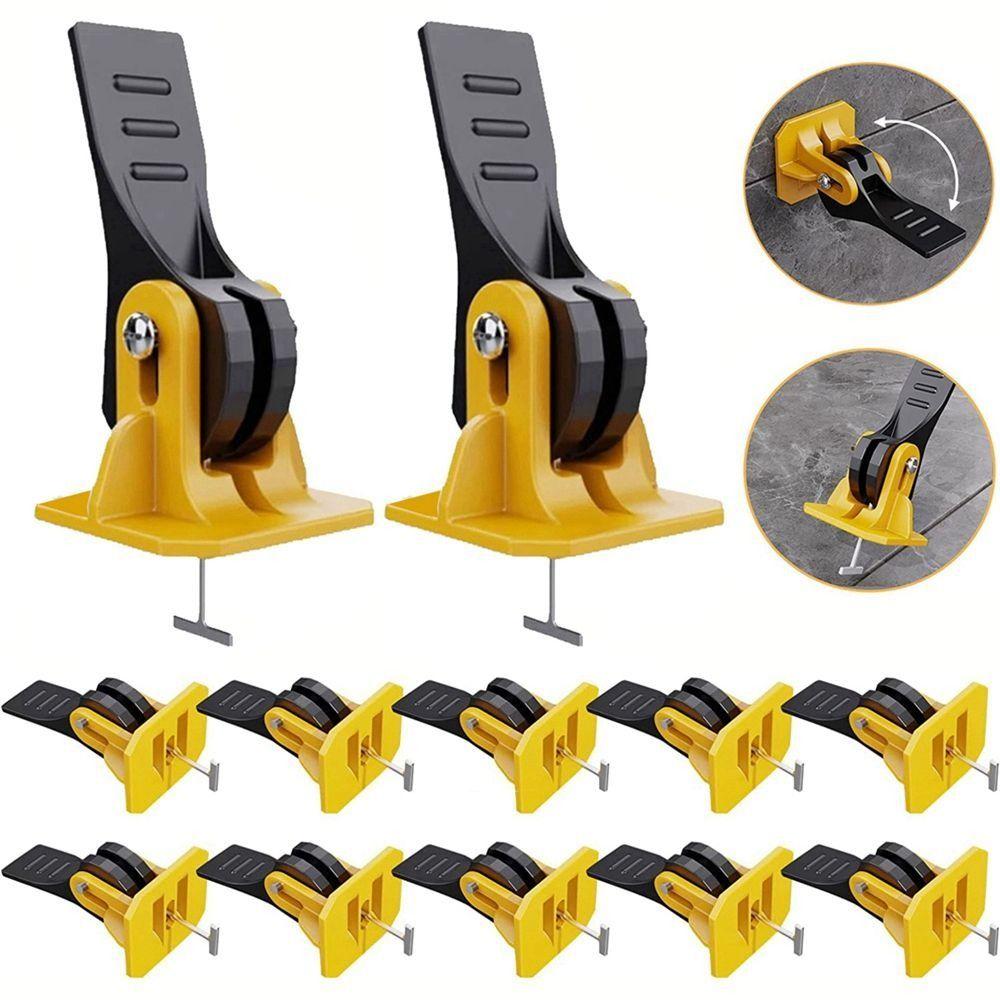 50Pcs Press Type Universal Leveling Spacers Reusable Floor Leveling Tools Stable Tile Installation