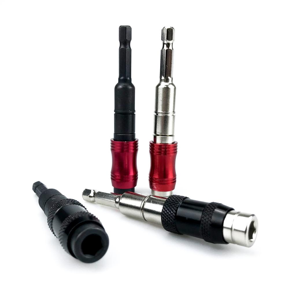 1/4 "Hex Magnetic Screw Drill Tip Quick Change Locking Bit Holder Drill Screw Tool Drive Guide Drill Bit Extension Rod