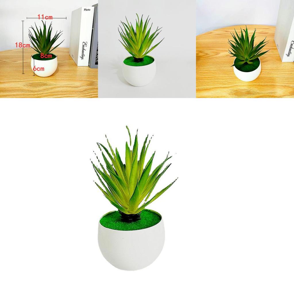 Gladiolus Fake Succulent Plant Pot With Pvc Material For Home Decor And Office Display
