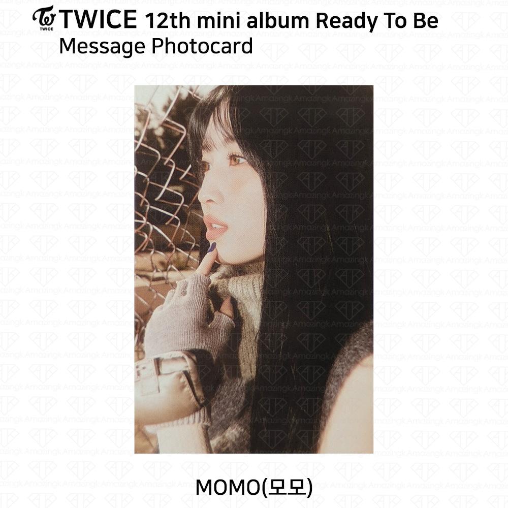 

TWICE 12-й мини-альбом «Готов к работе» Фотокарточка Открытка-сообщение Плакат Открытка Момо Message Card