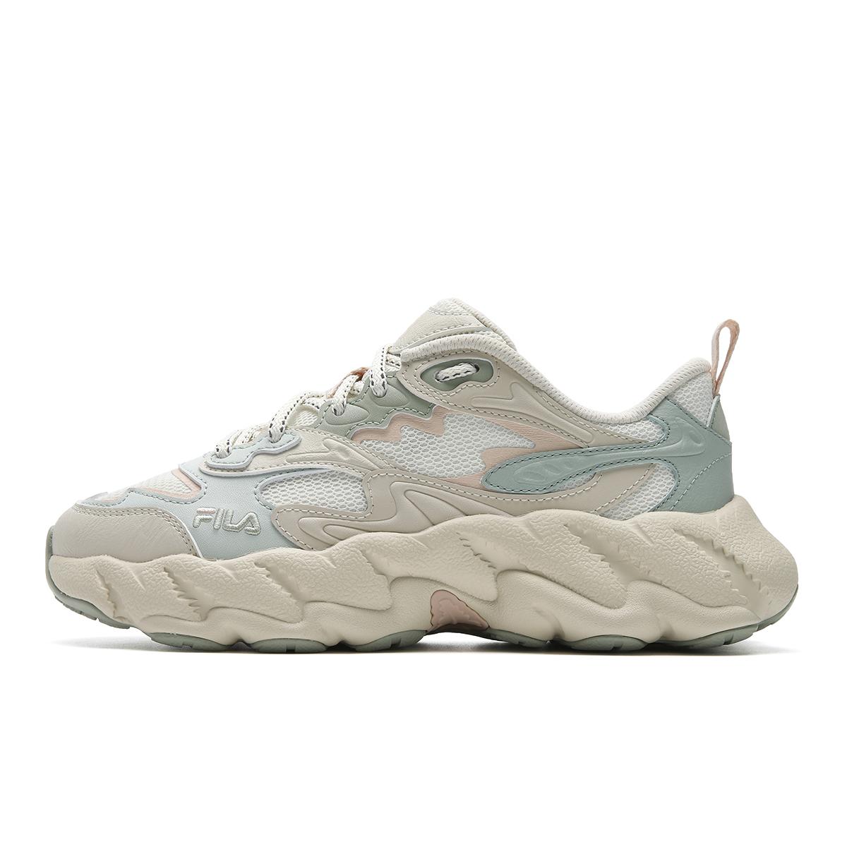 FILA FERN 2S Cushioning Abrasion Resistant Breathable Coverage Lightweight Height Increasing Low top Chunky Sneakers F12W611113FCB 36.5