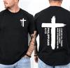 Unisex Jesus Cross Christian Faith Graphic T‑Shirt, Vintage Religious Streetwear