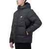 Nike Patchwork Sports Warm Hooded Down Jacket Men Outerwear Black DD6964-010