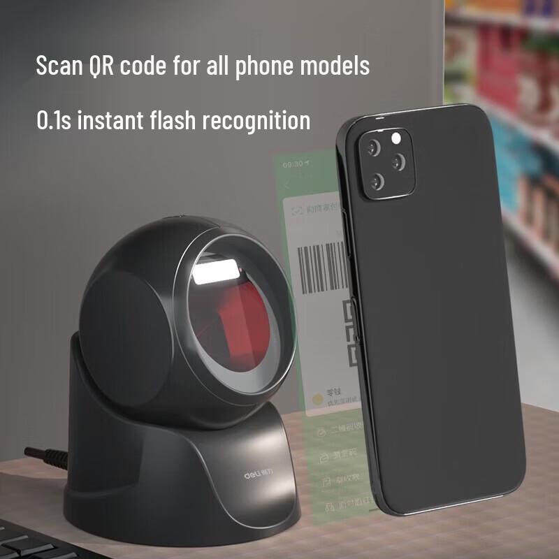 Deli AA840 Handheld 1D/2D Barcode Scanner