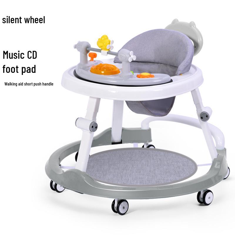 Multi-Function Baby Walker: Anti-Fall, Anti-Rollover, U-Shaped, Suitable for Boys & Girls.