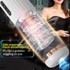 Fully Automatic Telescopic Rotating Electric Aircraft Cup Pronunciation Vibration Male Intelligent Masturbation Adult Sex Toys