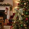 Hanging Christmas Sequin Bow Sparkling Retro Christmas Tree Ornament Exquisite Xmas Tree Hanging Decor Merry Christmas