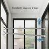 Strong Tension Rod Simple & Practical Curtain Rod Easy to Install Curtain Rod Perfect for Window Bathroom & Closet