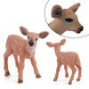 1pcs Animal Statue Small Whitetail Deer Solid Decoration Christmas Desktop Decoration Gift