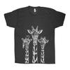 Giraffe Graphic Tee: Unisex Tri-Blend Animal Print T-Shirt