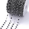 6mm  Crystal Cubic Zirconia Beads Jewelry Chain For Making Necklaces Bracelets DIY Craft