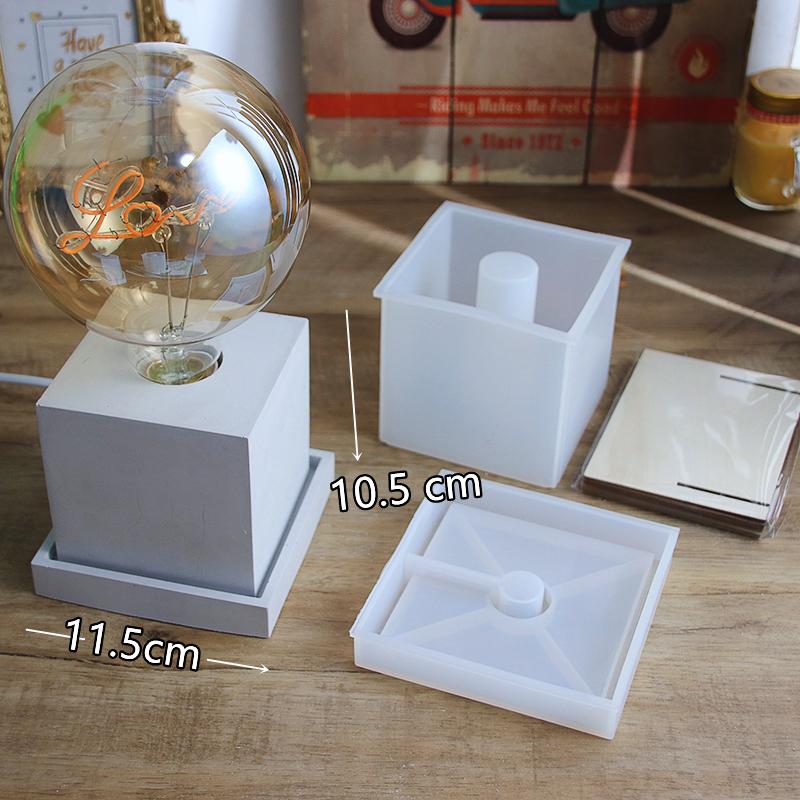 

1 шт. патрон для лампы накаливания силиконовая форма DIY цемент эпоксидная смола патрон лампы прикроватный кронштейн для лампы гипсовые силиконовые формы 2024 Новый