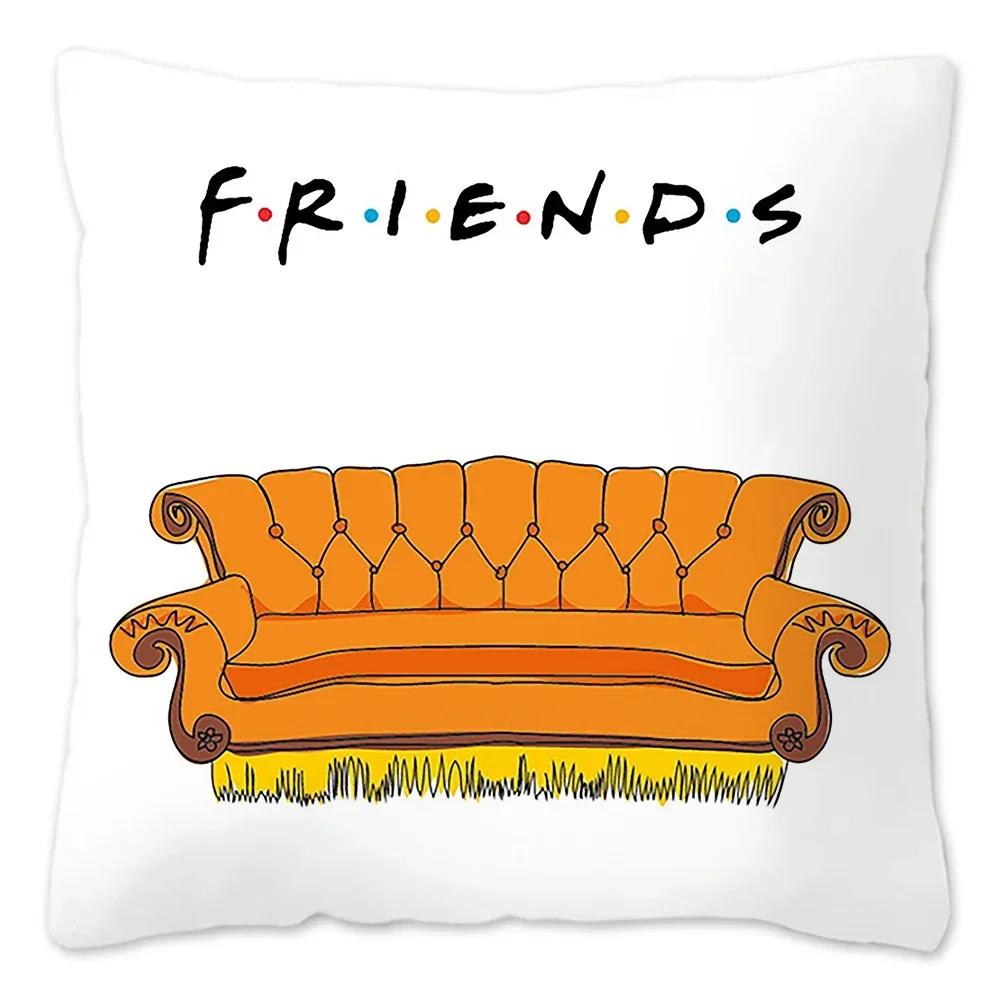Federe Cuscino Decorazione Soggiorno Serie TV Friends Copricuscino da Esterno per Sedia Copricuscino Decorativo Colore Sedia