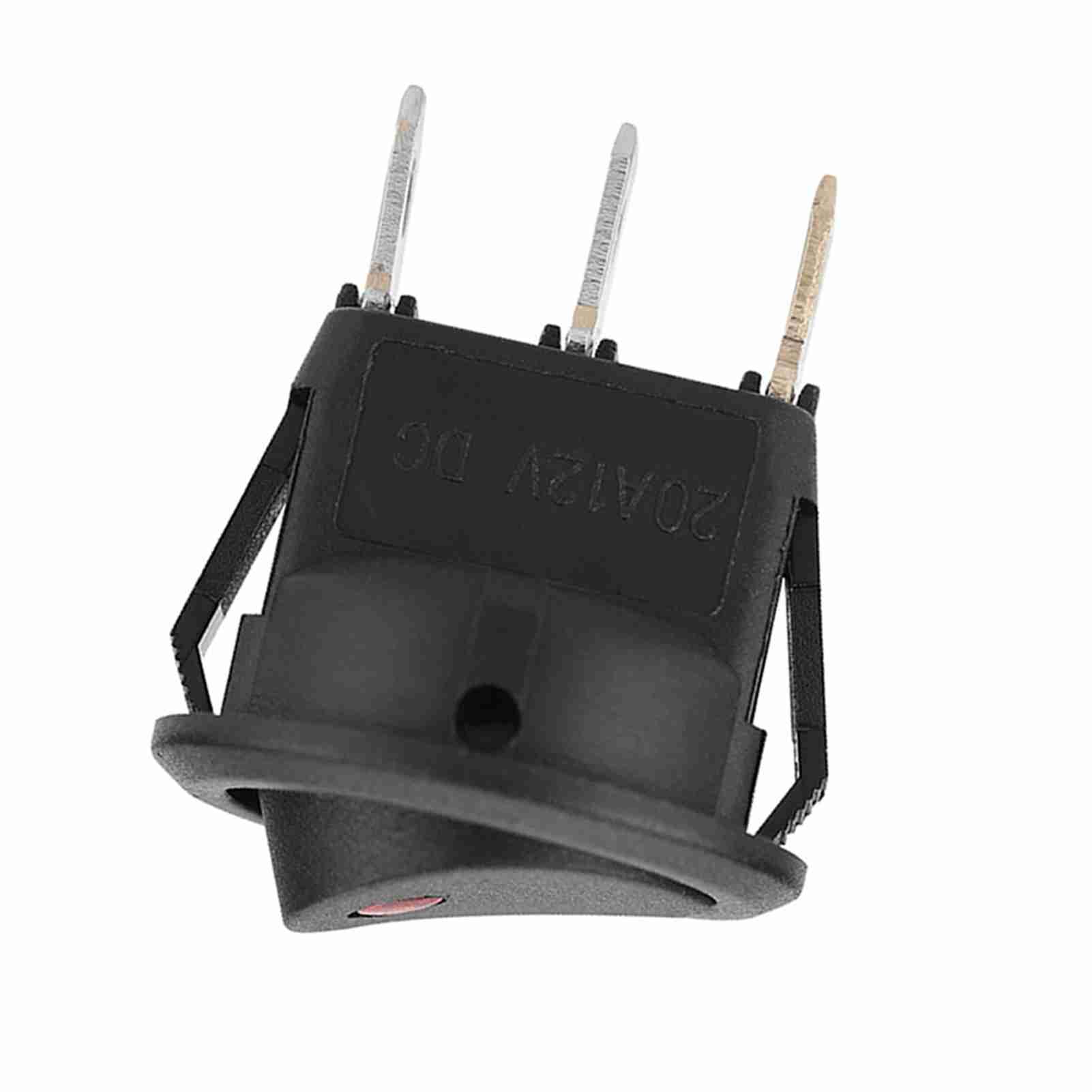 

Автомобильный электрический круглый переключатель Вкл/Выкл SPST 12 В для приборной панели автомобиля, фургона, лодки, света A