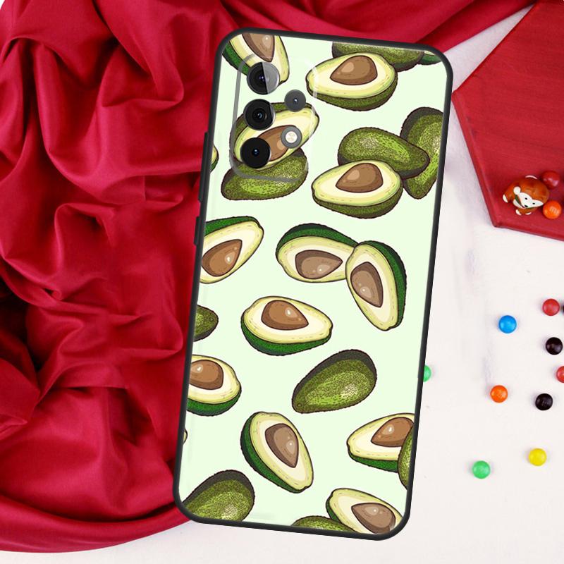 Avocado Birne Papaya Frucht Für Samsung Galaxy A56 A36 A26 A16 A05 A06 A22 A32 A52 A54 A34 A14 A55 A15 A53 A33 A35 Hülle