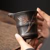 High-end Purple Pottery Tea Pitcher Retro Fair Cup Tea Divider Chahai Kung Fu Teaset Accessories