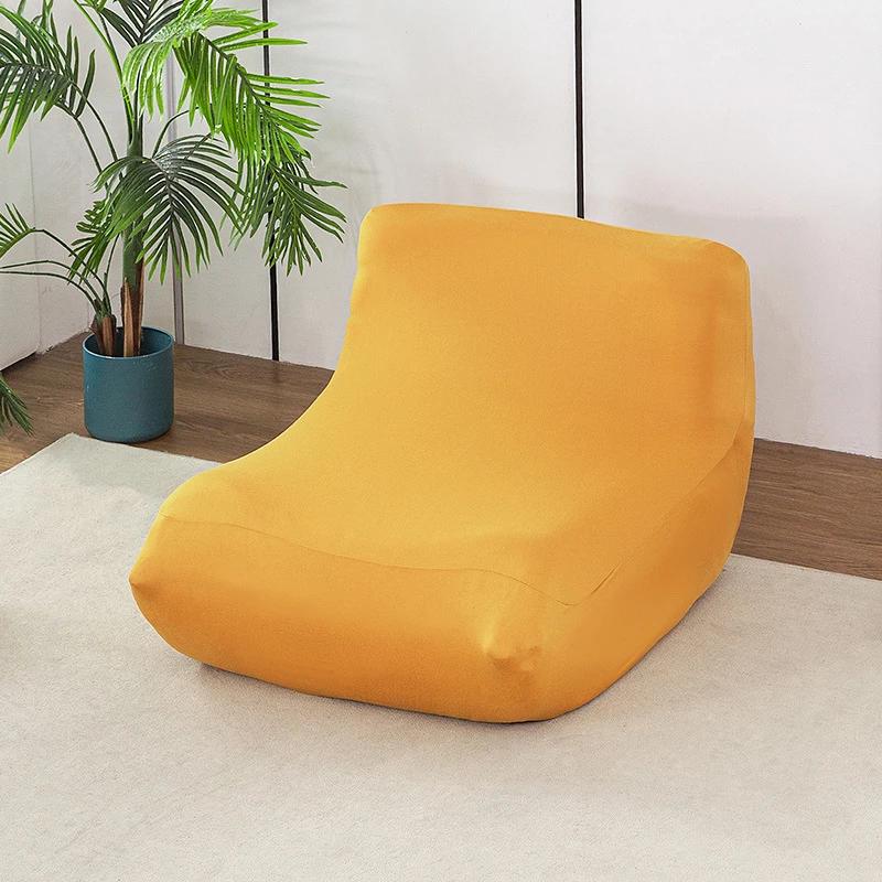 Lazy Sofa Cover Elastic Milk Silk Caterpillar Sofa Cover Relaxing Sofa Slipcovers All Inclusive Lounge Couch Protective Case