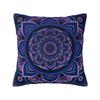 Colorful Lotus Mandala Cushion Cover 40x40cm Velvet Buddhism Flower Throw Pillow Case for Sofa Square Pillowcase Decoration