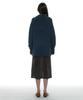 Partimento Woman Sheer Gored Midi Skirt_Charcoal