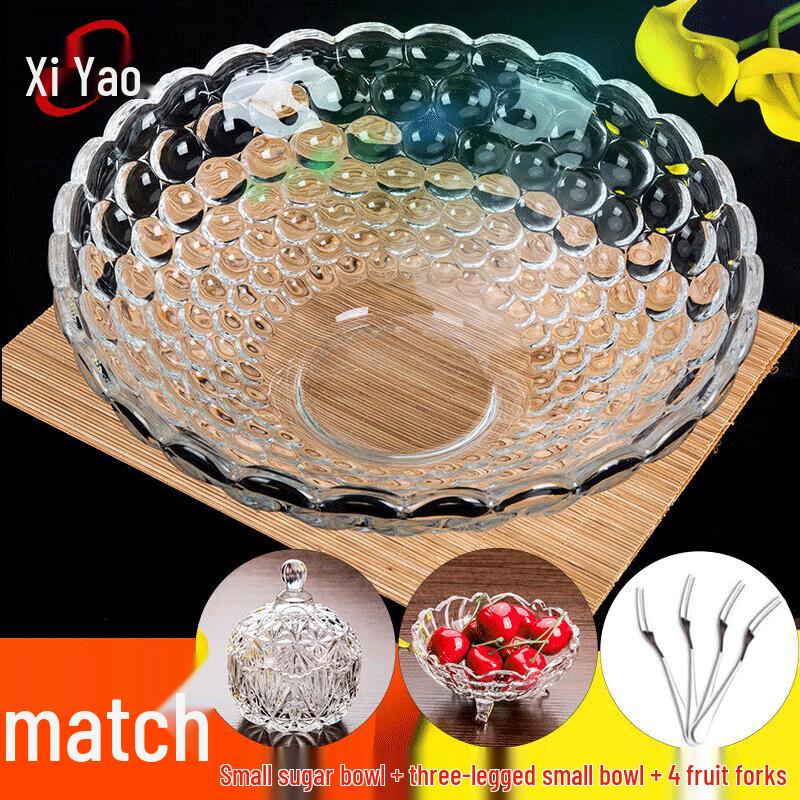 Европейская хрустальная фруктовая и конфетная тарелка Xiyao