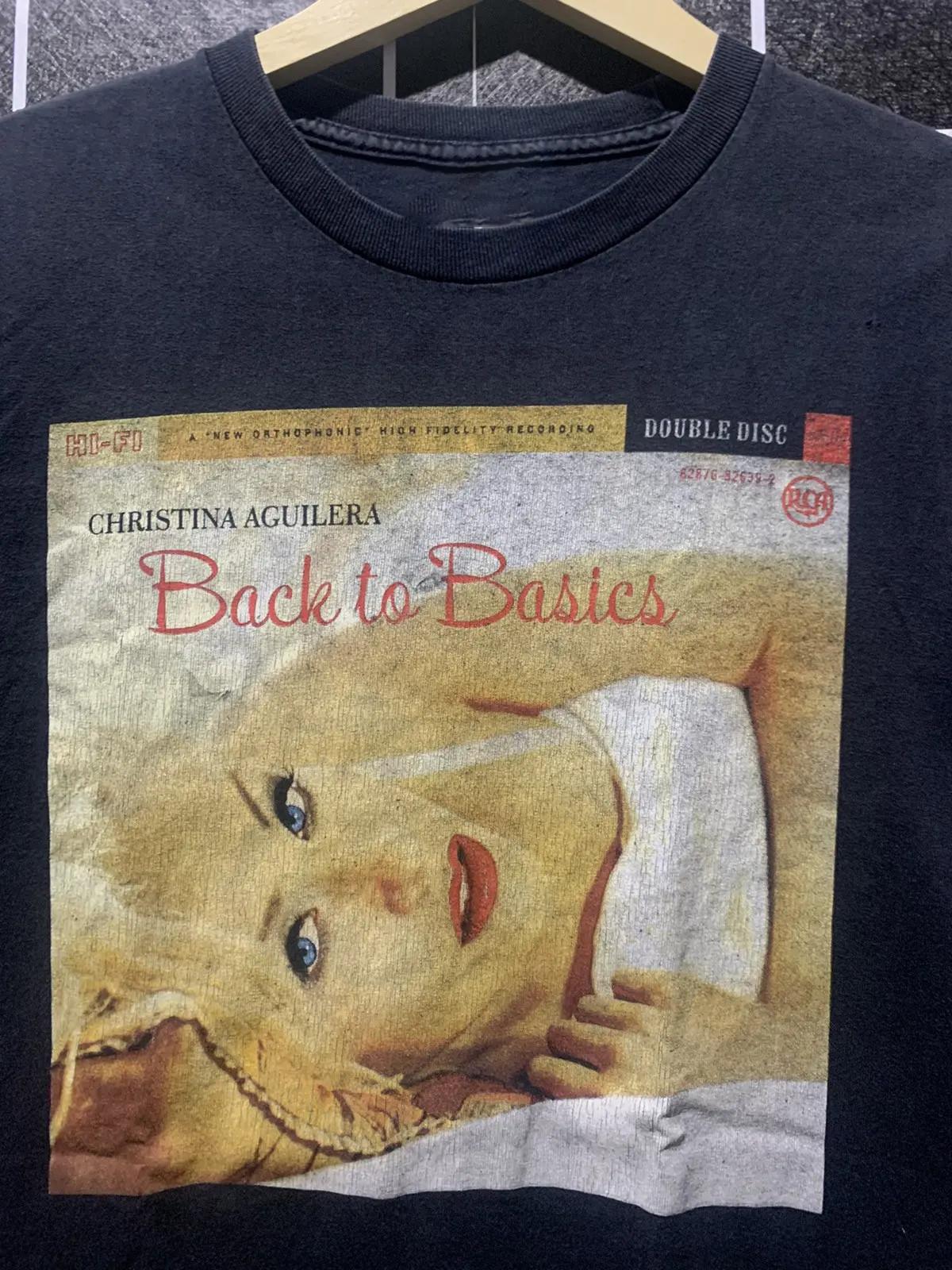 Vintage Christina Aguilera tour Shirt Rap Adult NI047 FREE SHIPPING M