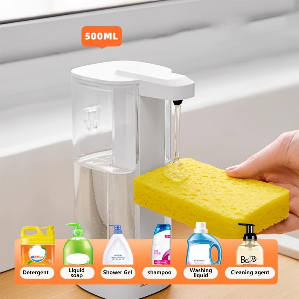 Wall-mounted Automatic Hand Sanitizer Dispenser, Inductive, Easy To Install and Clean, with USB Rechargeable Pump and Automatic Sensing Function