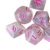 7 Pieces Polyhedral Dices Set Multipurpose Entertainment Toy Wear Resistant Engraved Rolling