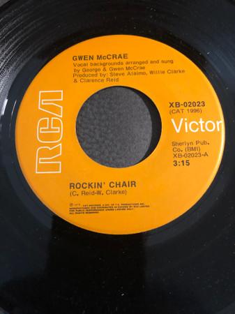 

7inch Record GWEN MCCRAE - Rockin Chair XB02023 RCA Victor 1975 Canada Soul/Funk Used