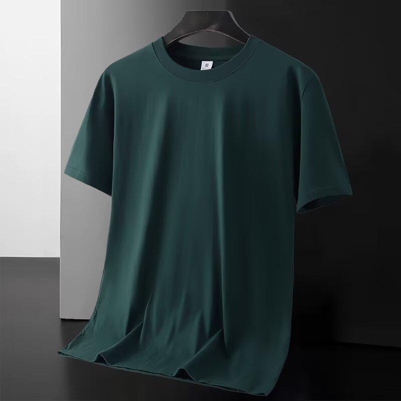 Unisex Einfarbige Kurzarm-T-Shirts – Pure Black oder White Summer Basics