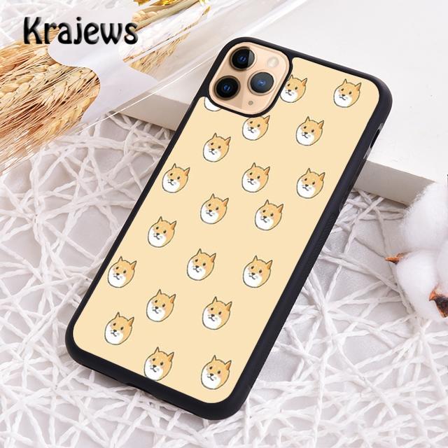 Krajews Lustige Shiba Inu Handyhülle Cover Für iPhone 17 Air 16 15 14 plus 12 13 pro max coque Schale Fundas
