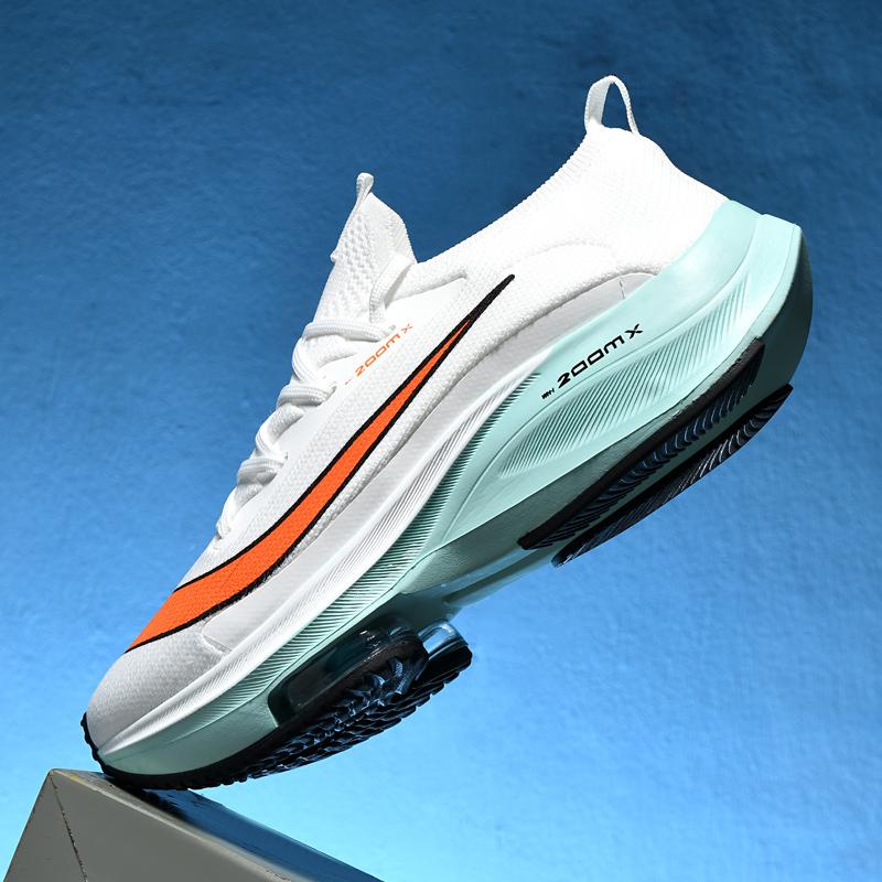 Marathon AirCushion Men Sports Running Shoes Breathable Lightweight Womens Comfortable Athletic Training Nonskid Sneakers Tennis
