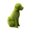 Dog Shape DIY Artificial Grass Animal Resin Eye-catching Garden Turf Grass Animal Office Decor