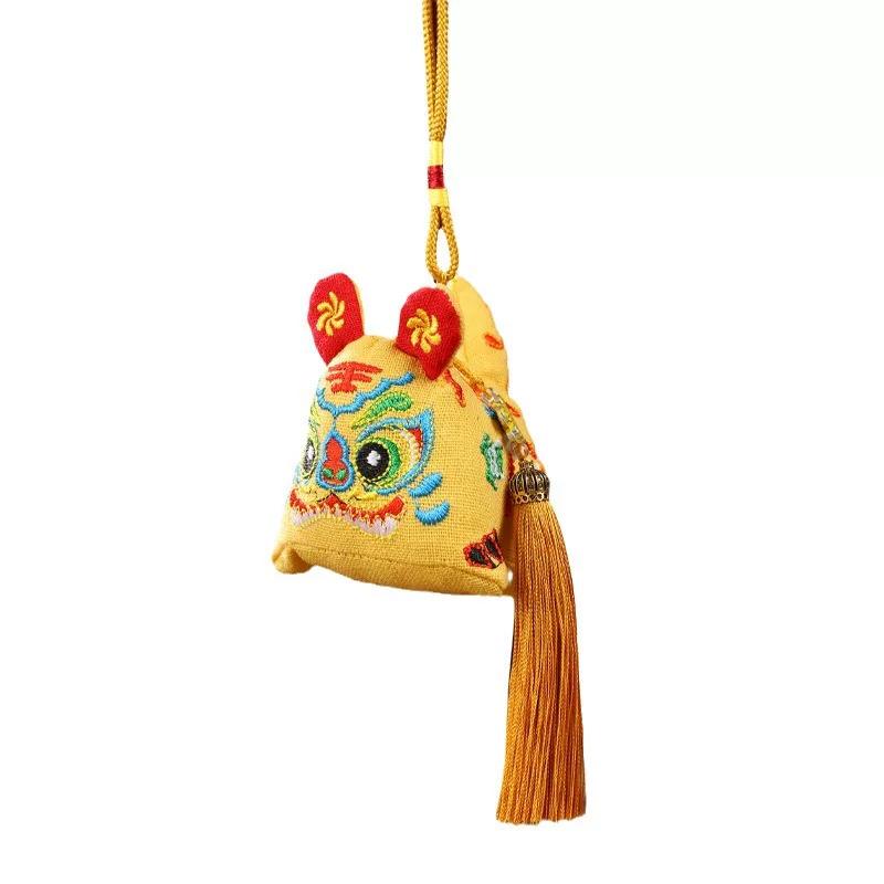 Dragon Boat Festival Sachet Sachet Handmade Finished Product Argy Wormwood Anti-Mosquito Repellent Retro Embroider Hanging Ornaments Soothing the