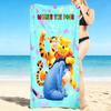 1Pc Winnie Pooh Adventure Beach Towel, Quick Dry, Multi-Use for Beach Pool Gym Yoga Home Travel, Christmas, Halloween, Xmas Gift S929576