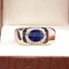 Blue Sapphire Oval Cut Gemstone With 925 Sterling Silver Ring For Men's #B603 JL375686493963