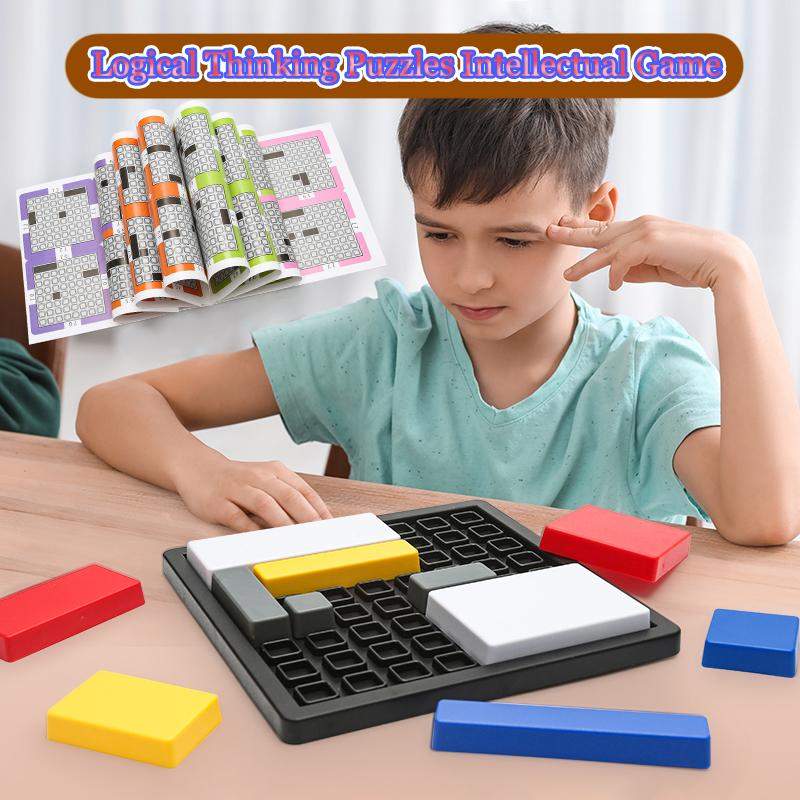 Children Logical Thinking Training Puzzles Toys Adult Burning Brain Challenge Activity Intelligence Cubes Jigsaw Board Games